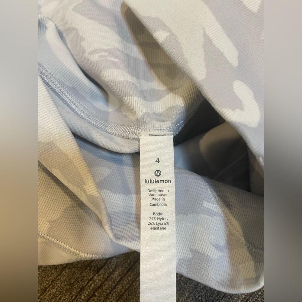 White Camo Lululemon Leggings - Picture 5 of 6